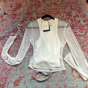 🤍NWT MISTRESS ROCKS 2 in 1 MESH AND TANK SET